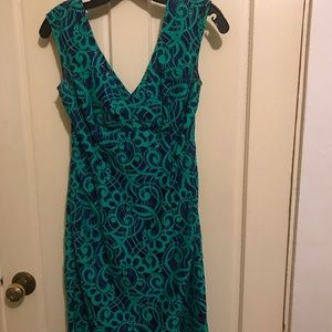 Blue and green Lilly Pulitzer lace dress